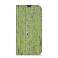 iPhone 13 Pro Book | Wallet Case | Green Wood - thumbnail