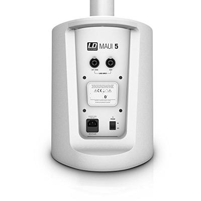 LD Systems MAUI 5 wit Draagbaar Column PA Systeem met Bluetooth en ingebouwde Mixer LD Systems MAUI 5 wit Draagbaar Column PA Systeem met Bluetooth en ingebouwde Mixer