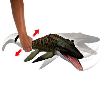 Jurrasic World Rebirth Bite 'N Blast Mosasaurus actiefiguur - thumbnail