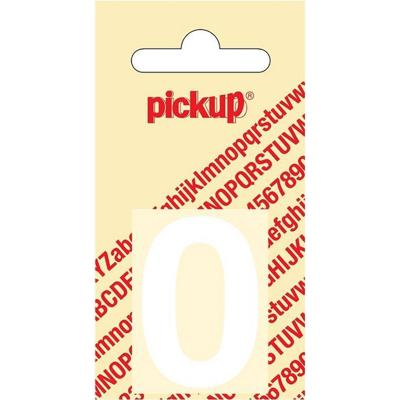 Plakcijfer Helvetica 40 mm Sticker witte cijfer 0 Pickup - Pickup Plakcijfer Helvetica 40 mm Sticker witte cijfer 0 Pickup - Pickup