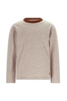 Like Flo winter t-shirt jongens - bruin - Dover - gestreept/longsleeve - thumbnail