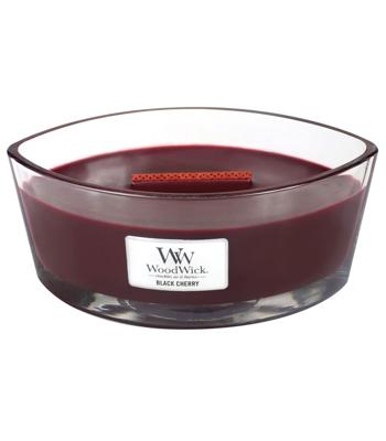WoodWick ellipse candle black cherry