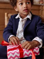 Jas Blazer Jongen marineblauw - thumbnail