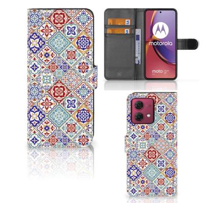 Motorola Moto G84 | Bookcase | Tiles Color