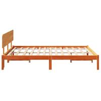 Bedframe Wasbruin 160 x 200 cm Massief grenenhout - thumbnail