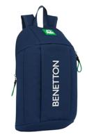 Casual Rugtas Benetton Green Marineblauw 22 x 39 x 10 cm - thumbnail