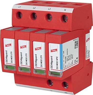 DEHN 952315 DG M TT 275 FM Overspanningsveilige afleider Overspanningsbeveiliging voor: Verdeelkast 40 kA 1 stuk(s) DEHN 952315 DG M TT 275 FM Overspanningsveilige afleider Overspanningsbeveiliging voor: Verdeelkast 40 kA 1 stuk(s)