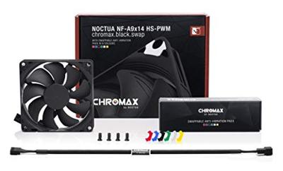 Noctua NF-A9x14 PWM chromax.black.swap PC-ventilator Zwart (b x h x d) 92 x 92 x 14 mm