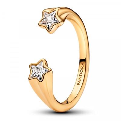 Dames ring Pandora 163582C01-52 Gouden 12