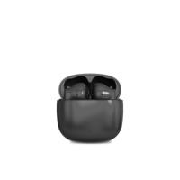 Contact Twins Nano draadloze hoofdtelefoon met TWS-technologie (True Wireless Stereo), lichte en minimalistische hoofdtelefoon met tot 19 uur batterijduur, zwart - thumbnail