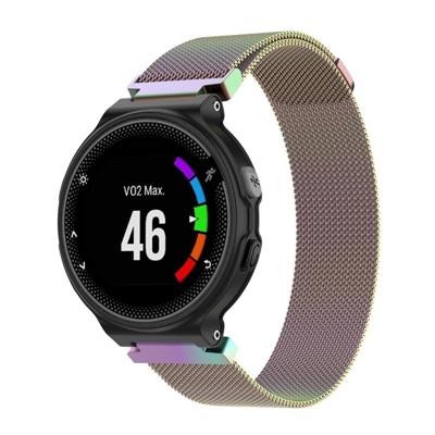 Milanese polsband horlogeband voor Garmin Forerunner 235 22cm (kleur)