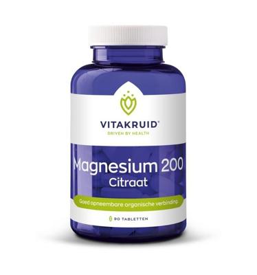 Vitakruid Magnesium 200 citraat 90 Tabletten