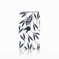 Sony Xperia XZ2 Hoesje Leaves Blue - thumbnail