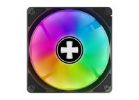 Xilence XF083 PC-ventilator Zwart (b x h x d) 12 x 2.5 x 12 cm Incl. LED-verlichting - thumbnail
