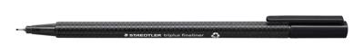Fineliner staedtler triplus 334 0.3mm zwart | 10 stuks