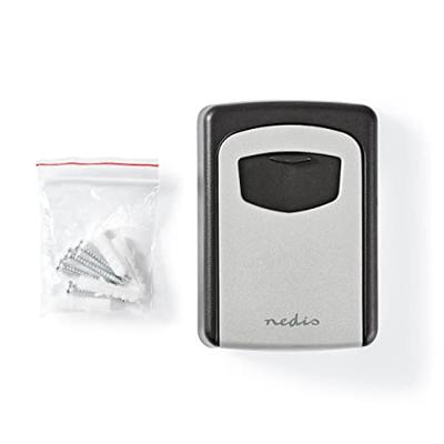 Nedis Kluis | Sleutelkluis | Combinatieslot | Grijs / Zwart | 1 stuks - KEYCC01GY KEYCC01GY Nedis Kluis | Sleutelkluis | Combinatieslot | Grijs / Zwart | 1 stuks - KEYCC01GY KEYCC01GY
