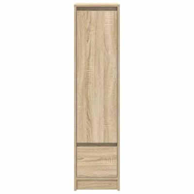Highboard 29,5x34x119,5 cm spaanplaat sonoma eikenkleurig