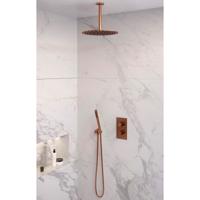 Inbouw Regendouche Set Brauer Copper Edition Plafond Uitloop Ronde Hoofddouche 30 cm Koper Brauer - thumbnail