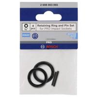 Bosch Accessoires Pin en ring 3/8" krachtdoppen | 4 stuks - 2608003065 - thumbnail