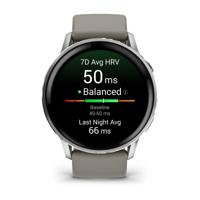 Garmin Venu 4 3,56 cm (1.4") AMOLED 45 mm Digitaal 454 x 454 Pixels Touchscreen Zilver Wifi GPS - thumbnail