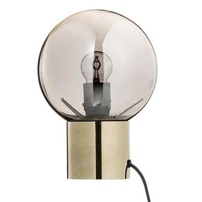 Bloomingville Tafellamp Goud glas ø18 25cm.H