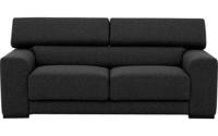 Goossens Bank Nora antraciet, stof, 2,5-zits, stijlvol landelijk - thumbnail