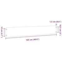 VidaXL Graskanten 30 st 15x103 cm roestvrij staal - thumbnail