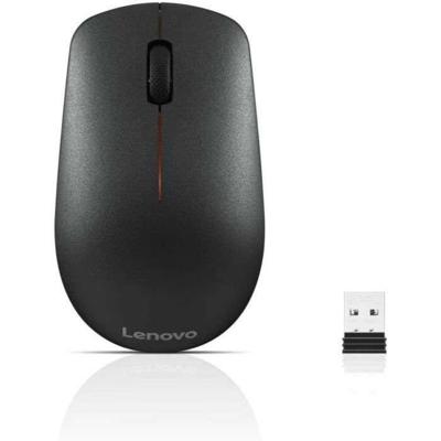 Lenovo 400 Muis Draadloos, Radiografisch Optisch Zwart 3 Toetsen 1200 dpi