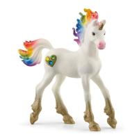Schleich 70726 Regenboog Liefde Unicorn Veulen - thumbnail