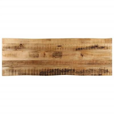 Tafelblad met natuurlijke rand 140x40x2,5 cm massief mangohout Tafelblad met natuurlijke rand 140x40x2,5 cm massief mangohout