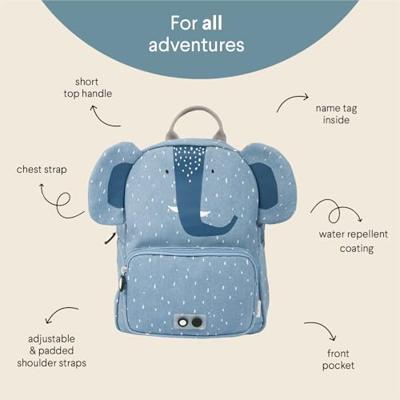 Trixie rugzak mrs. elephant