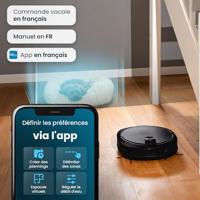 Verbonden robotstofzuiger en dweil met EZICLEAN All-in-one Z10 Plus ledigingsbasis - 240 min - 6000pa - 180m² - 1,5L - thumbnail