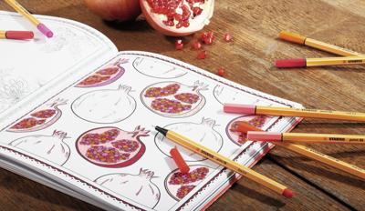 STABILO point 88, fineliner 0.4 mm, ColorParade rood/blauw 20 kleuren
