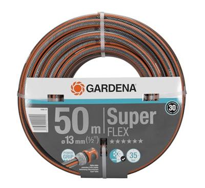 Gardena Superflex Tuinslang 50m - 35 Bar Power Grip, Flexibel & Vormvast, UV-Bestendig