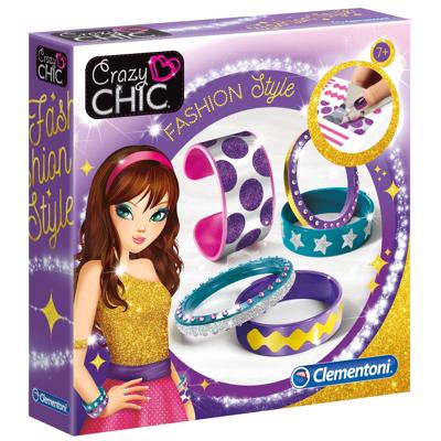 Clementoni Crazy Chic armbanden maken 17-delig Clementoni Crazy Chic armbanden maken 17-delig