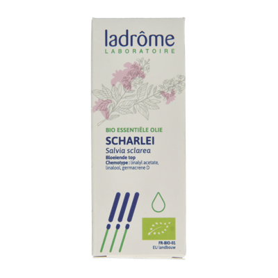 Ladrome Scharlei olie bio 10 Milliliter
