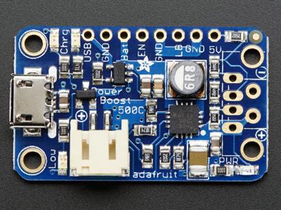 PowerBoost 500 Charger – oplaadbaar 5 V Lipo USB Boost 500 mAh