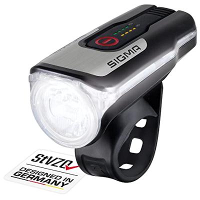 Sigma Koplamp aura 80 lux led usb-oplaadbaar zwart - thumbnail