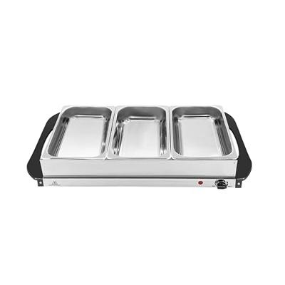Silva Homeline SH 4.1 425009 Buffetwarmer RVS, Zwart