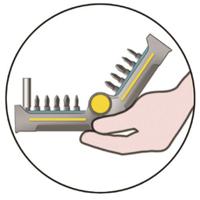 Wolfcraft Bit-Butler Maxi | Sleuf, Kruiskop PH/PZ, TORX®, Inbus | 21-delig - 1374000 - thumbnail