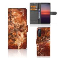 Sony Xperia 5II | Bookcase | Marmer Bruin - thumbnail