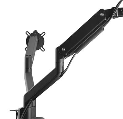 One For All Solid Dual black Monitor-tafelbeugel 33 cm (13) - 88,9 cm (35) Zwart In hoogte verstelbaar, Kantelbaar en roteerbaar, Zwenkbaar One For All Solid Dual black Monitor-tafelbeugel 33 cm (13) - 88,9 cm (35) Zwart In hoogte verstelbaar, Kantelbaar en roteerbaar, Zwenkbaar