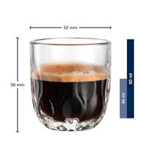 Leonardo Gocce Espresso glazen 60ml 2stuks - thumbnail
