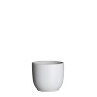 Bloempot Pot rond tusca 6.5 x 7.5 cm wit mat Mica - Mica decorations - thumbnail