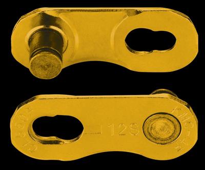 KMC verschlussglied connector flatnr gold 2pcs/card