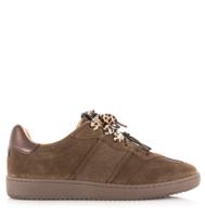 DWRS POONA sneakers dark brown Suede Dames - thumbnail