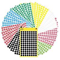Avery-Zweckform 59994 Etiketten Ø 8 mm Papier Rood, Groen, Geel, Zwart, Blauw, Wit, Neon-rood, Neon-groen 1 set(s) Etiketten voor markeringspunten - thumbnail