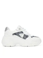 Guess Happy4 Sneakers Dames Wit/Blauw - Maat 36 - Kleur: WitBlauw | Soccerfanshop - thumbnail