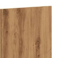 Hoofdbord wandmodel 240x1,5x80 cm bewerkt hout artisanaal eiken - thumbnail
