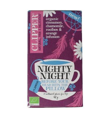 Clipper Kruidenthee nighty night bio 20 Zakjes